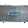 Radiador de carro Fiat modelo Ducato